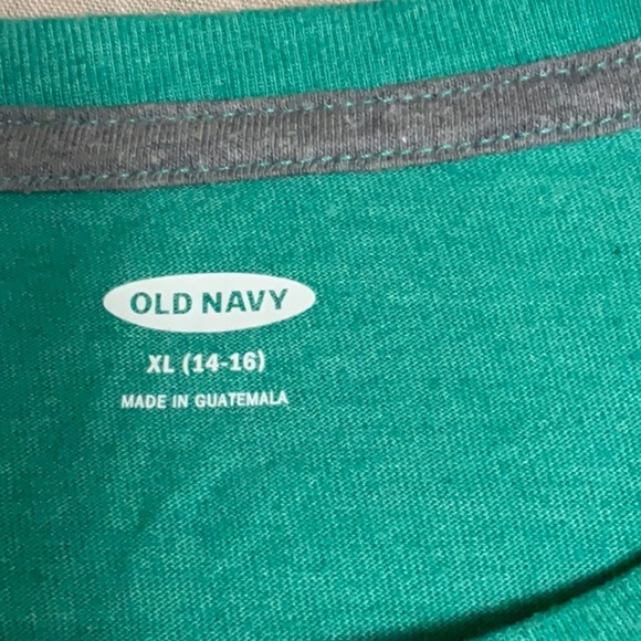 Old Navy Green Fearless Dinosaur Tee - Picture 3 of 4
